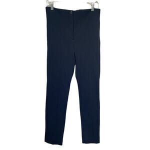 Theory Clean Cigarette Navy Blue Pants Tucson Knit Size 10